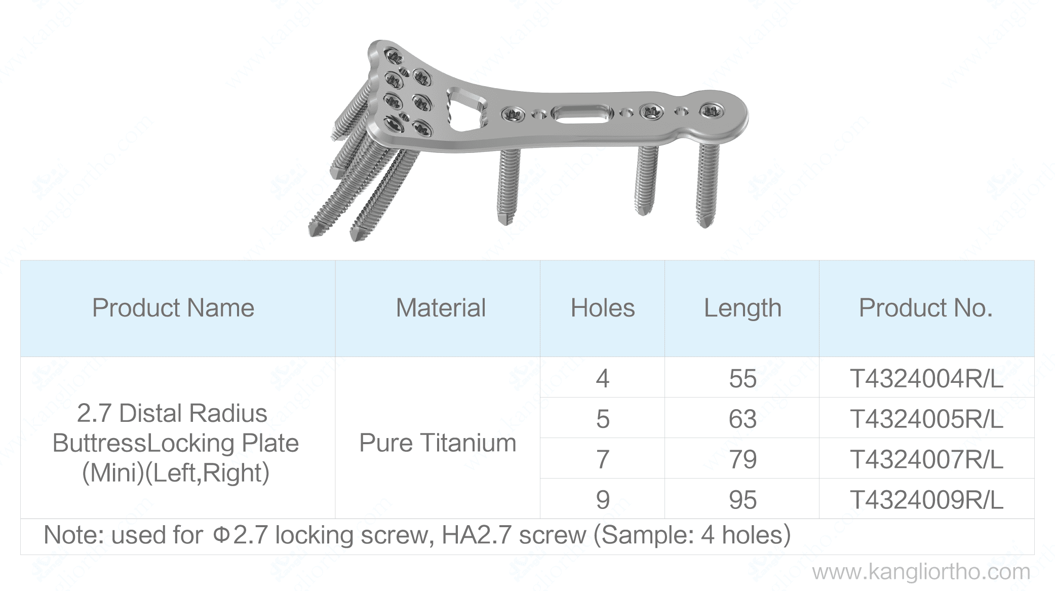 2-7-distal-radius-buttress-locking-plate-mini-specifications