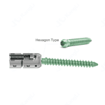 KSS 6.0 Multiaxial Reduction Pedicle Screw (Hexagon Type)